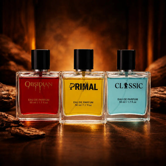 PRIMAL, OBSIDIAN & CLASSIC | 3 X 50ML Eau de Parfum