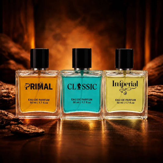 PRIMAL, IMPERIAL & CLASSIC | 3 X 50ML Eau de Parfum