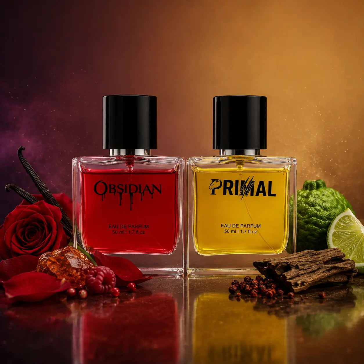 OBSIDIAN & PRIMAL | 2 X 50ML Eau de Parfum
