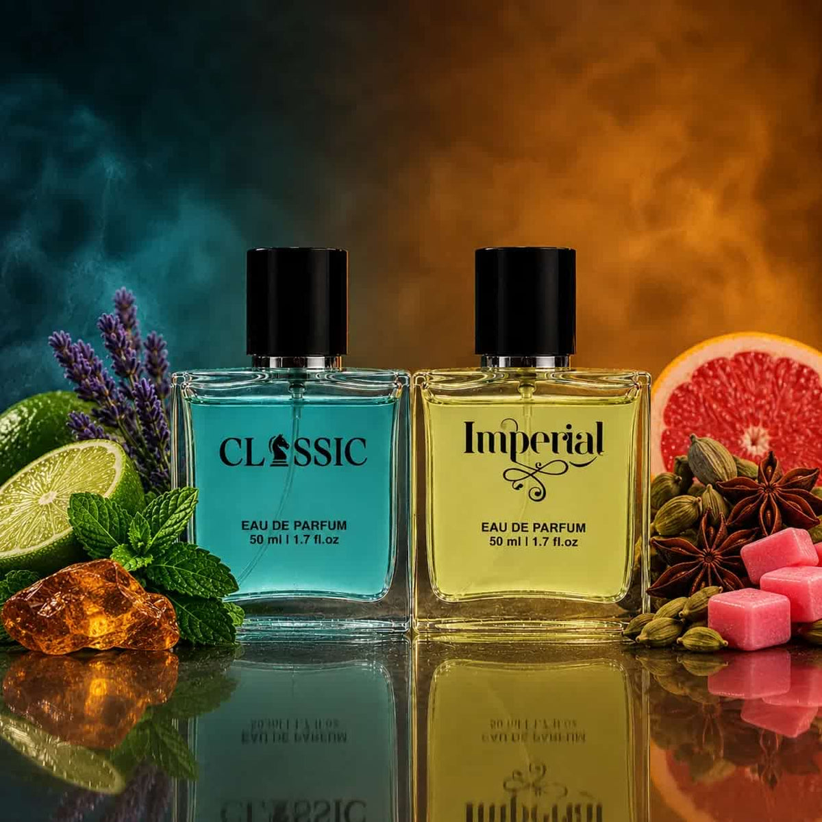 IMPERIAL & CLASSIC | 2 X 50ML Eau de Parfum